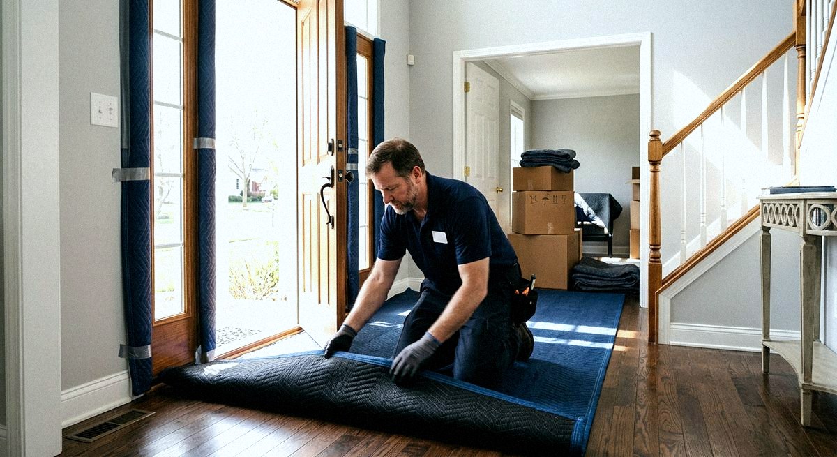 Floor protection first in Houston